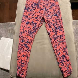 Lululemon Floral Wunder Under Legging Size 10